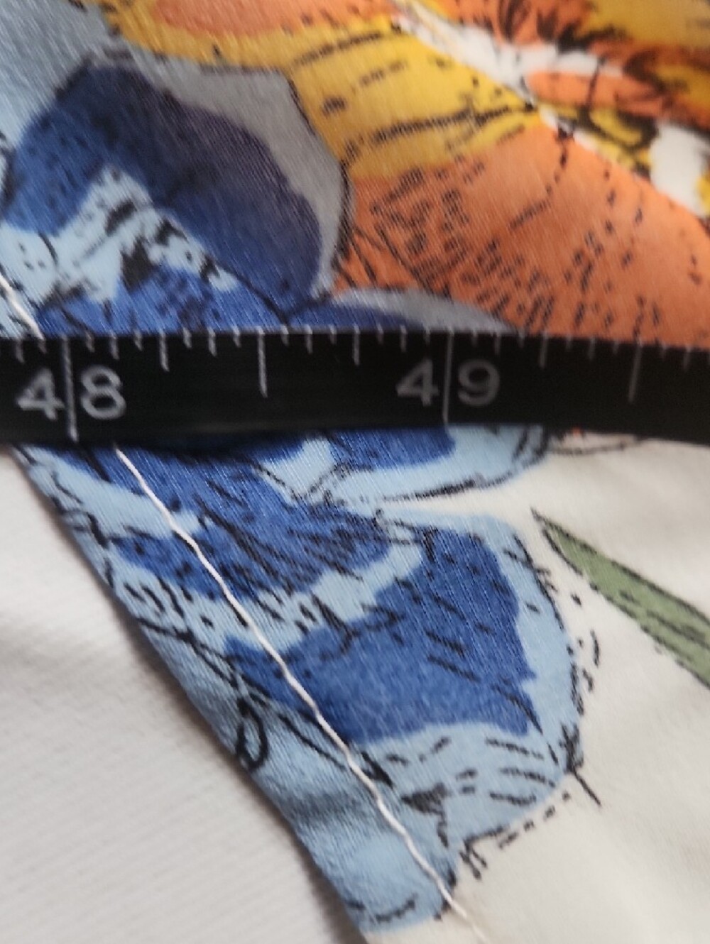 Umgee Cream Floral Maxi Dress, Cold Shoulder Sleeves W/ Blue, Yellow & Pink. - Picture 10 of 10